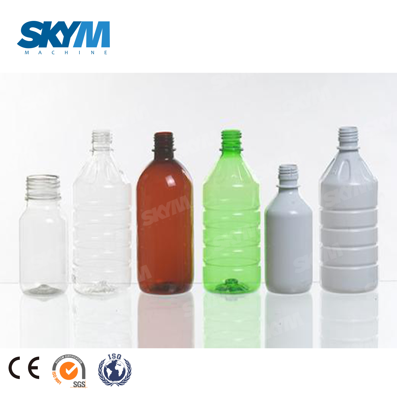 Изготовленные на заказ цвета бутылки выдувания пластиковых преформ ПЭТ-бутылок
